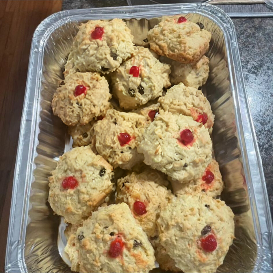 Cherry-Topped Cookies